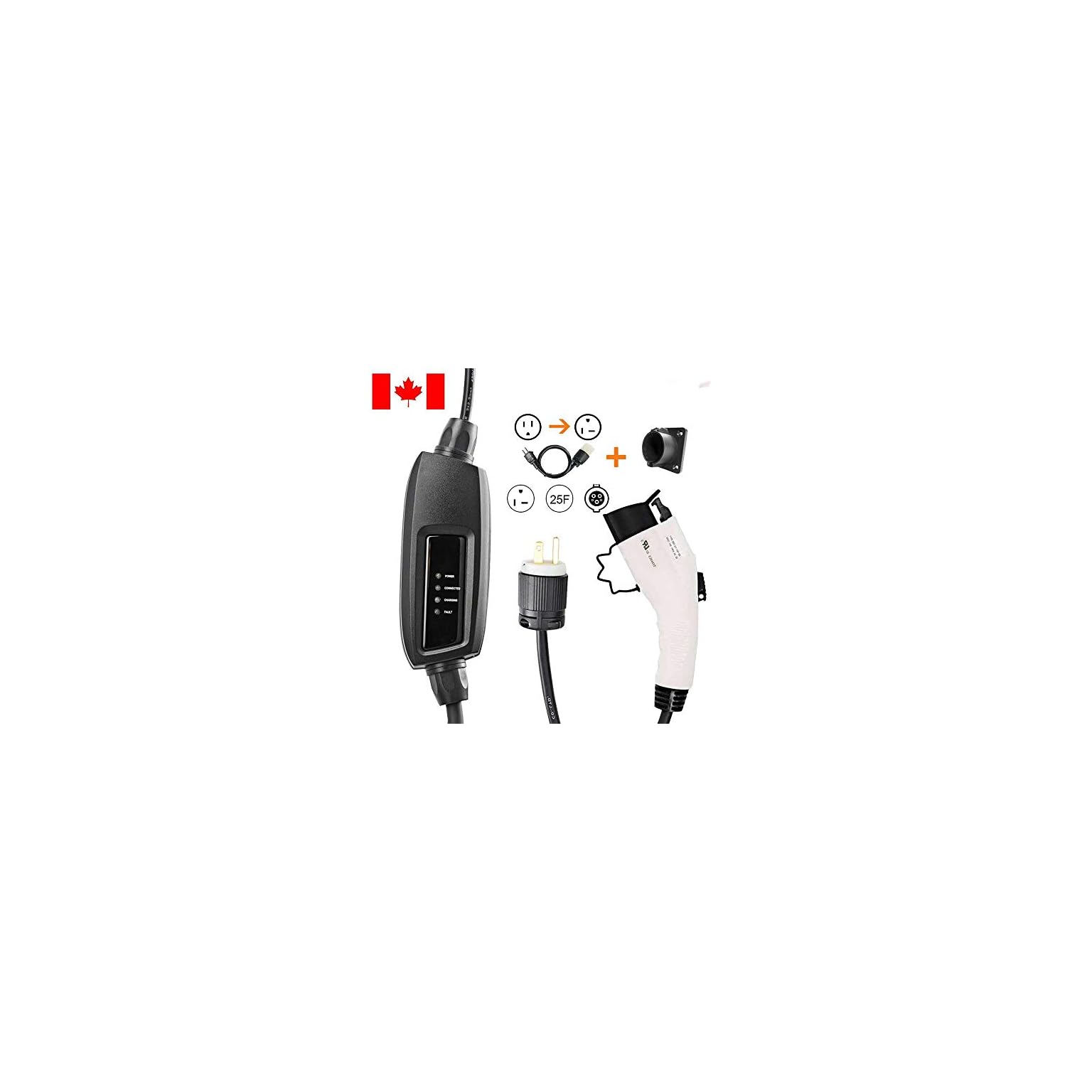 ZENCAR EV Charger Level 2 32 Amp Portable, Evse Home Electric Vehicle
