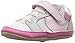 Robeez Girls' Low Top Sneaker-Mini Shoez Crib Shoe, Tori Tenny White/Pink, 9-12 Months M US Infant
