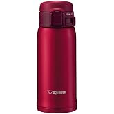 Zojirushi SM-SE36RZ Stainless Steel Vacuum Insulated Mug, 12-Ounce, Garnet Red