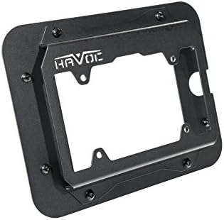 Havoc HPG-45-60202-PC Plate, Tail Gate, w/License Plate Mount; 07-18 Jeep Wrangler JK/JKU