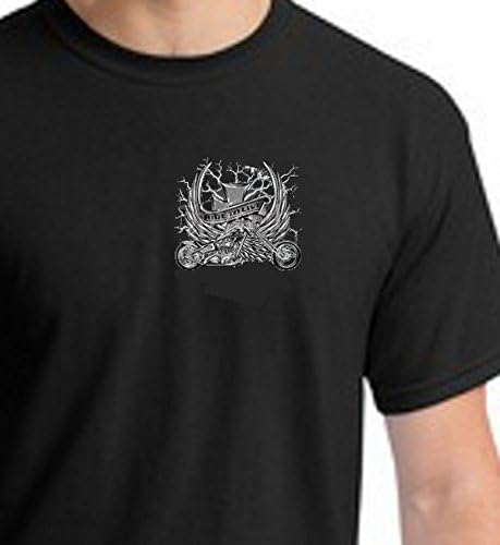 Shirt Patron Biker Indian Motorcycle Mens Long Sleeve T Shirt Back Print