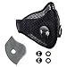 Krisvie Activated Carbon Dustproof Dust Mask Filtration Exhaust Gas PM2.5 for Running Cycling Outdoor Activities