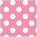 Hot Pink Dots Rectangular Plastic Table Cover (54