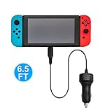 Car Charger for Nintendo Switch and Swith Lite, FYOUNG High Speed Car Charger Adapter for Nintendo Switch (6.6 FT USB Type-C Charger Cable)