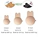Linkinghome- Adhesive Invisible Bra with Buckle, Beige and Black, Medium