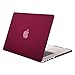 MOSISO Plastic Hard Shell Case Cover Only Compatible MacBook Pro (W/O USB-C) Retina 13 Inch (A1502/A1425) (W/O CD-ROM) Release 2015/2014/2013/end 2012, Wine Red