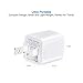 HONGGE USB Wall Charger, 1A/5V Universal Portable Travel Adapter High Speed 1.0A output for iPhone, iPad, HTC, LG,iPod,Nokia [3 PACK] (white) …