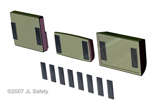 8-Strips, Original 3M clear Toll Tape E-ZPass Mounting Strips Replacement from JL Safety. 1.5" by 1/2". 8 Dual Lock Strips. Transponder not included. Plus 2 free wipes.