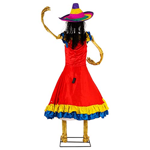 image for Halloween Haunters Life-Size Animated Spanish Moving Dancing Lady Day 