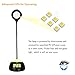 iCKER Desk Lamp for Bedrooms, Alarm Clock with USB Charger Port, 7-Color Changing Night Light for Kid's Rooms