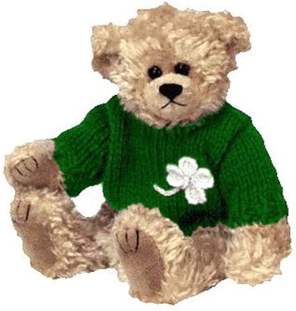 green irish beanie baby