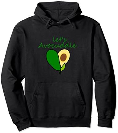 Unisex Let's Avocuddle Sweatshirt 2XL Black