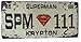 Uniquelover Superhero Superman 111 Retro Vintage Auto License Plate Tin Sign Size 12
