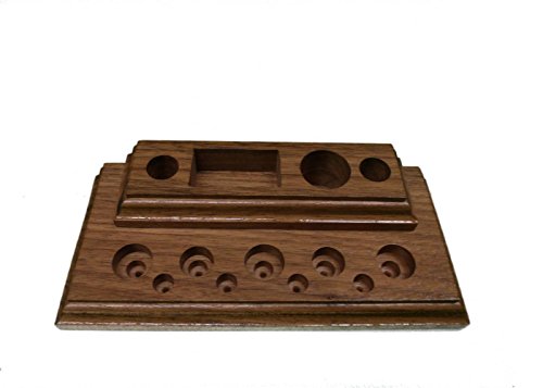 American Walnut ITaste MVP Mod And Tank Vapor Stand Holds Vamo Provari Pro Tank