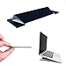SenseAGE Flat Foldable Laptop Stand, Invisible Lightweight Laptop Stand, Anti-Slide and Portable Notebook Stand, Compatible with MacBook/MacBook Air/MacBook Pro, Tablets and Laptops up to 15.4”, Black