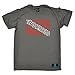 Open Water Premium - Men's Diving Flag ... Scuba Sharks Design (XL - CHARCOAL) T-SHIRT