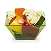Creative Converting Square Plastic Bowls, One Size, Green