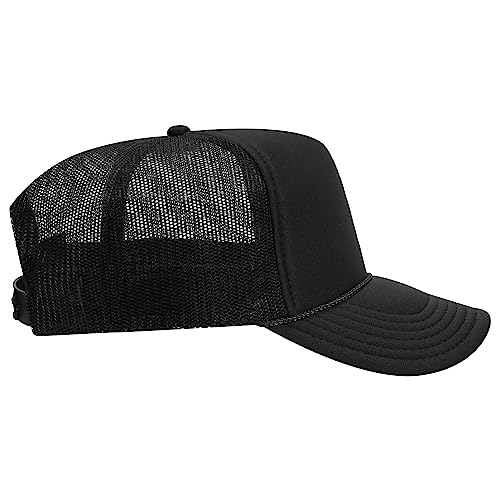 I-Eat-Ass Baseball Cap - Washed Cotton Vintage Trucker Dad Hat (Black, One Size)