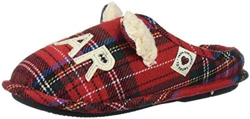 baby bear plaid slippers
