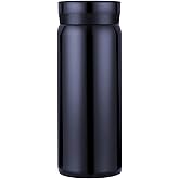 Mini Thermos Cute Water Bottle - 7 oz Tiny Insulated Vacuum 18/10 Stainless Steel Small Flask - Leak Proof & Spill Proof & Keeps Cold and Hot for Drink, Coffee, Tea - Blue