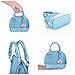 JHFY Princess Little Purses Satchel Crossbody Bag Wallet Shell Shape Handbags(Blue)