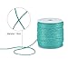 PH PandaHall 100 Yards 2mm Jute Twine Jute String Turquoise Colored Packing String Gift Twine for DIY Craft, Wrapping, Floristry, Gardening Applications
