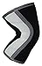 Body Glove 3mm Neoprene Compression Knee Sleeve (Black & Silver, Large)