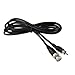 Uxcell a11050400ux0210 Black 3 Meters RCA to BNC Male Connector Video Cable for CCTV Camera