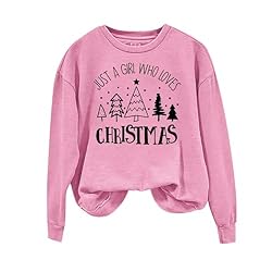 Funny Christmas Shirts for Women Long Sleeve