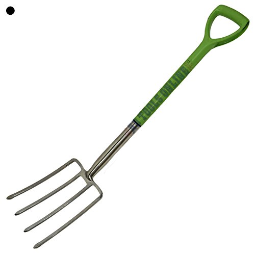 AB Tools-Toolzone Stainless Steel Digging Fork Gardening 4 Prongs Planting Farming Landscaping
