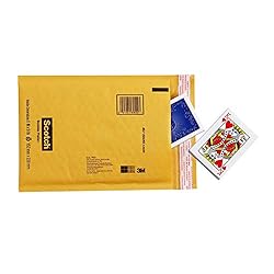 Scotch Bubble Mailer, 6 x 9-Inches, Size #0, 25-Pack