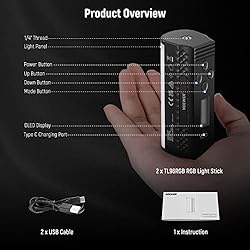 NEEWER 2 Pack Magnetic Handheld Light