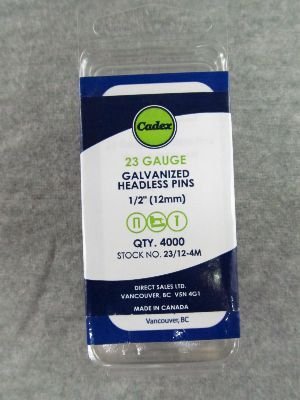 HIGH GRADE Cadex 23 gauge pins pin nails, 1/2