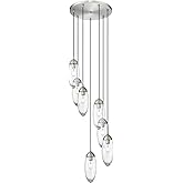 Z-Lite 651P-7R-BN Arden Chandelier, 7-Light 420 Total Watts, Brushed Nickel