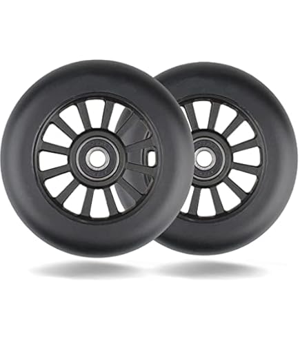 Lot De 4 Roues En PU 100 Mm Pour Trottinette - Transparentes, Résistantes à L'usure, Remplacement