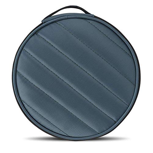 CD/DVD Portable Carry Wallet BUBM 32 CD Disc Capacity Waterproof Storage Case Compact and Easy to Store for Car Home and Travel Ink blue - Thumbnail 2