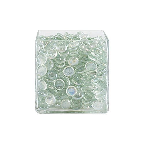 Clear Marbles Pebbles For Vases 5 LB 500 600 Stones Flat Bottom Round