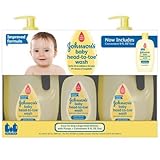 Johnson's Baby Head-to-Toe Wash (2 - 33.8 fl. oz., 1 - 9 fl. oz.)