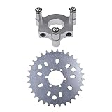 JRL 36 T Tooth Teeth Sprocket Adapter Fit 1.5 inch hub 415 Chain 49cc 50cc 66cc 80cc 2 Stroke Motorized Bike Motorised Bicycle