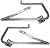 Werner 55-2 Replacement Attic Ladder Hinge Arms Fits: 2010 & NEWER Werner Attic Ladders