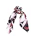 Hair Scarf Silk Scrunchies Ponytail - Unique Hair Ties Designs to match Different Outfits – Satin Silk Hair Bands for Women Teen Tween Hair Scarves Ties (6 pcs Chains Print)