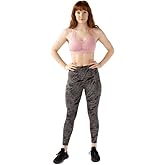 Handful Women's Y-Back Maximum Support Racerback Sports Bra with Removable Pads, Wire Free Yoga Bra