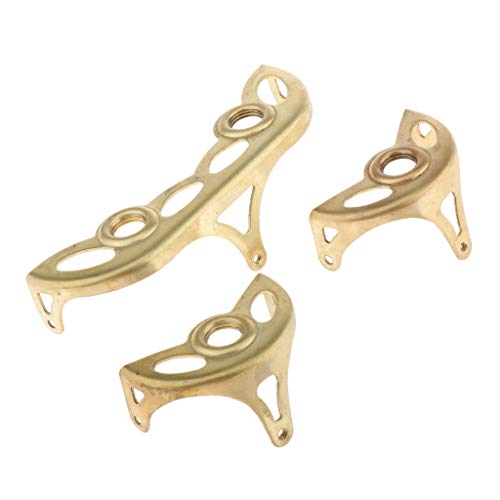 kesoto 3Pcs/Set Metal Alto Sax Saxophone Repairing Protective Key Guard Kits - Thumbnail 4