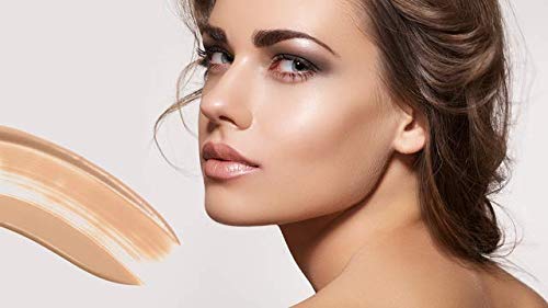 Concealer Brush Foundation Makeup Liquid - Best Brushes For Under Eyes & Face Concealer Flat Mask, Pointed, Double Ended Small Liquid Applicator Contour Powder Mineral Make up Dense For Blending