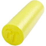 Pro-Tec High Density Foam Roller, 4" x 12", Yellow, Travel Size Foam Roller