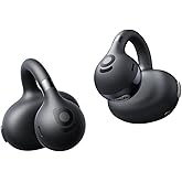 Baseus Bass BC1 Open Ear Earbuds Clip-On Headphones, Open-Ring Comfort with Tri-Curve Snug Clip, Powerful Sound with SuperBass, 4-Mic Clear Calls, IP55 Waterproof, 38H Playtime, Lightweight