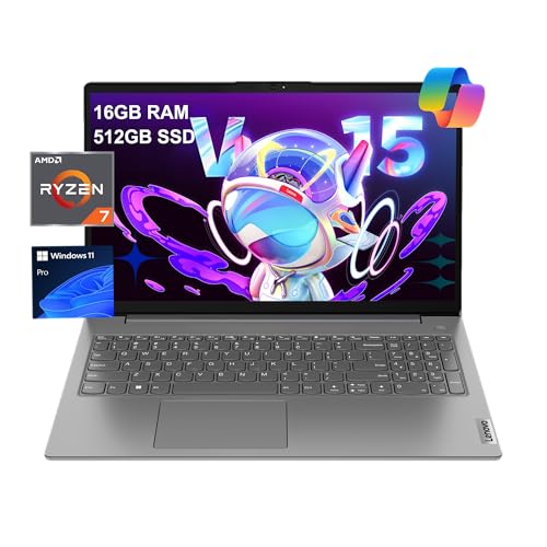 Lenovo Laptop Computer V15 Gen 4, AMD Ryzen 7 7730U, 16GB RAM, 512GB SSD