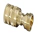 Nelson Hose Quick Connectors Set Male and Female Brass 853364-1001 primary