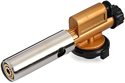 Reconstar Electronic Ignition Copper Flame Butane Gas Burners Gun Maker Torch Lighter for Outdoor Camping Picnic Cooking Welding Equipment