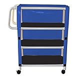 MJM International 332-3C-MRI MRI Three Shelf Cart